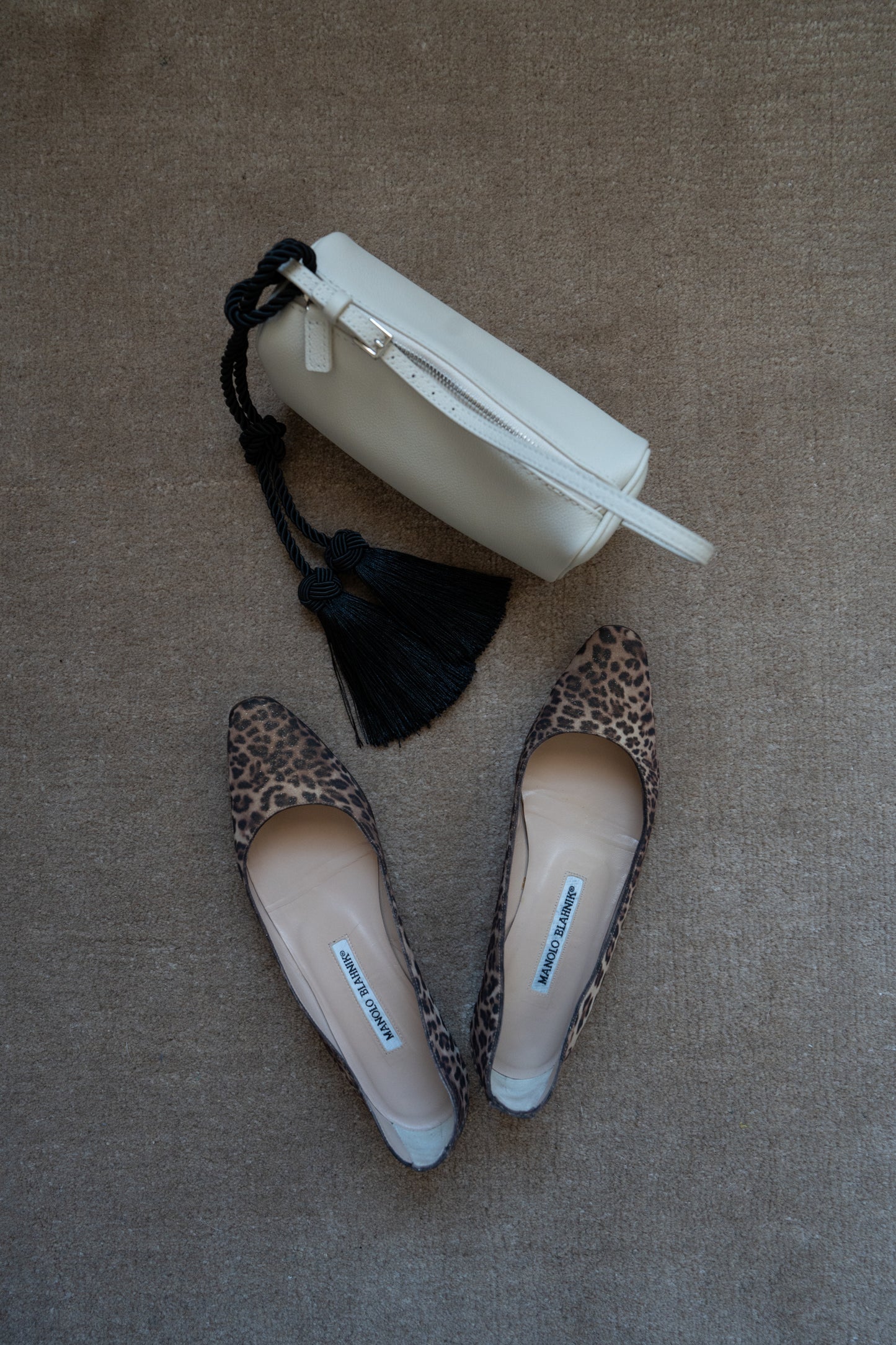 LEOPARD BALLERINA FLATS, 36