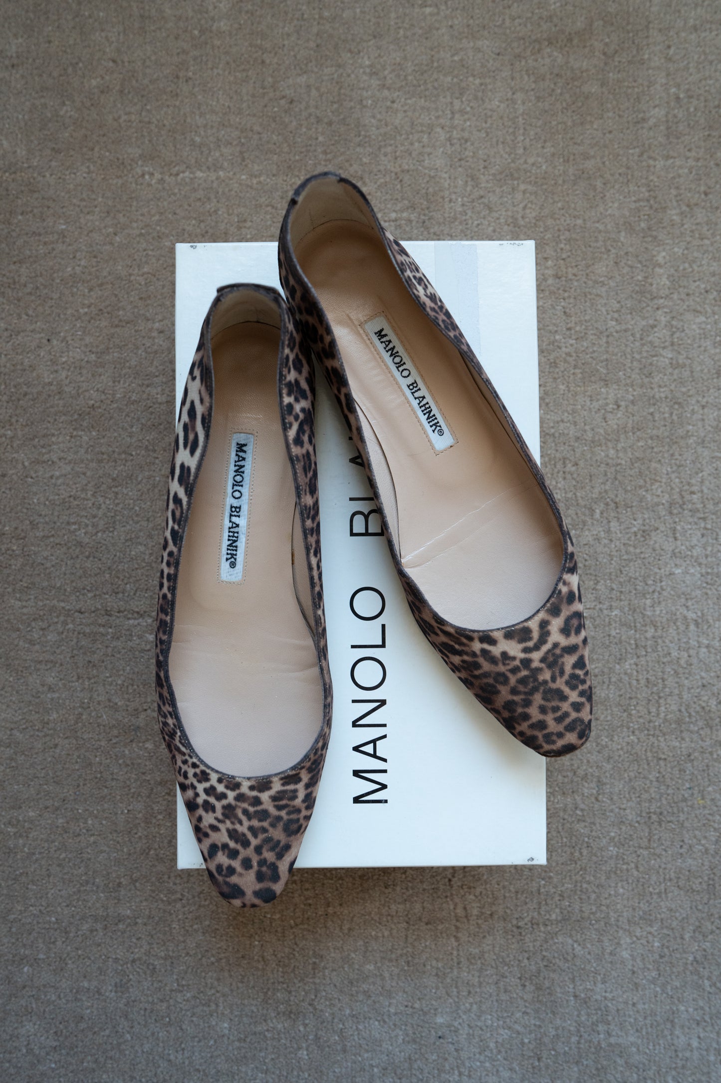 LEOPARD BALLERINA FLATS, 36