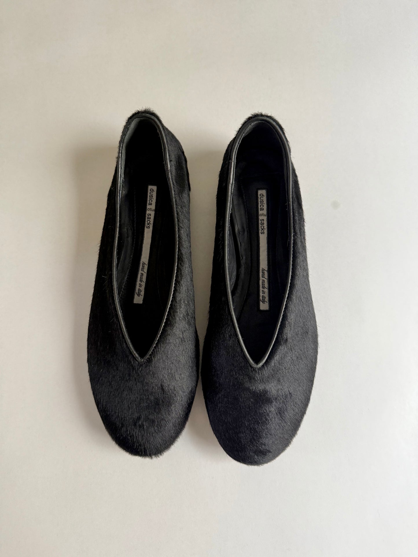 PONY HAIR FLATS, 36