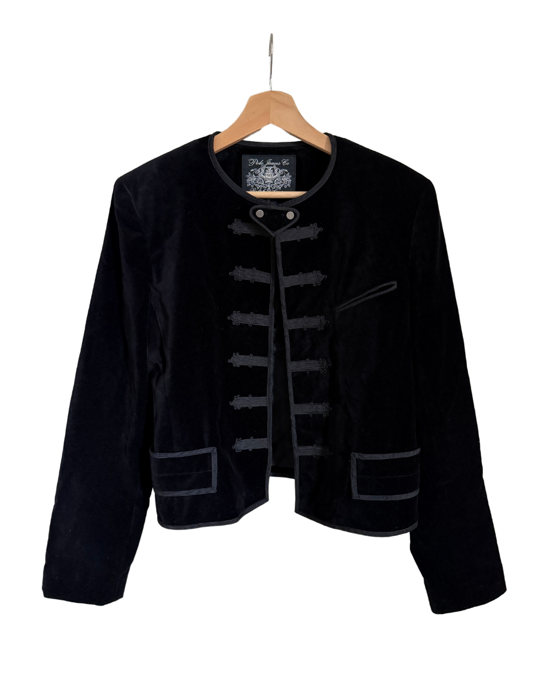 MILITARY VELVET JACKET, L